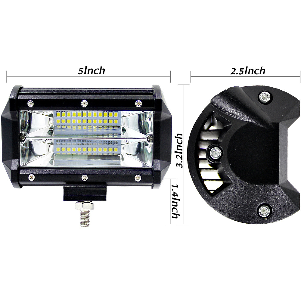 5 polegadas 40W Luzes de direção da estrada JG-9628