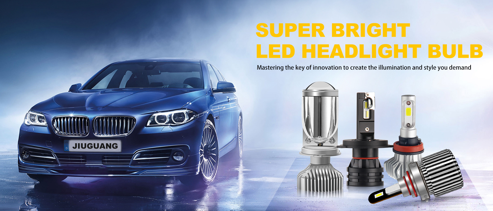 Jiuguang Led Headlight Bulb Banner