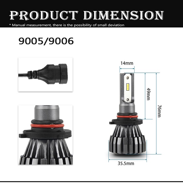 Farol do projetor lâmpadas led de reposição K2-COB