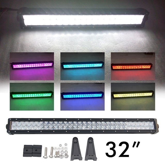 Jeep RGB Linha dupla 22-52 polegadas Barra de luz LED JG-9624R