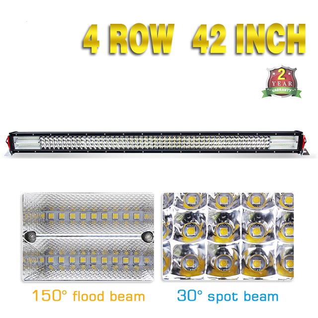 Bar de luz LED Quad para carros 9642