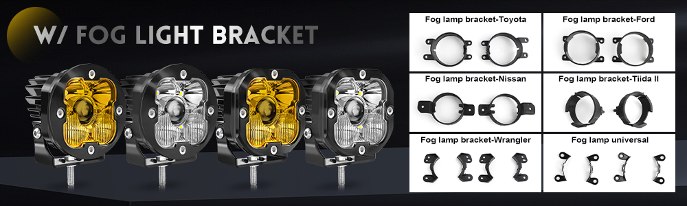 Luzes de condu&ccedil;&atilde;o da lente do projetor