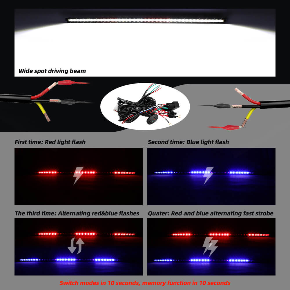 RZ Offroad traseiro LED LED STROBE LUZ BAR
