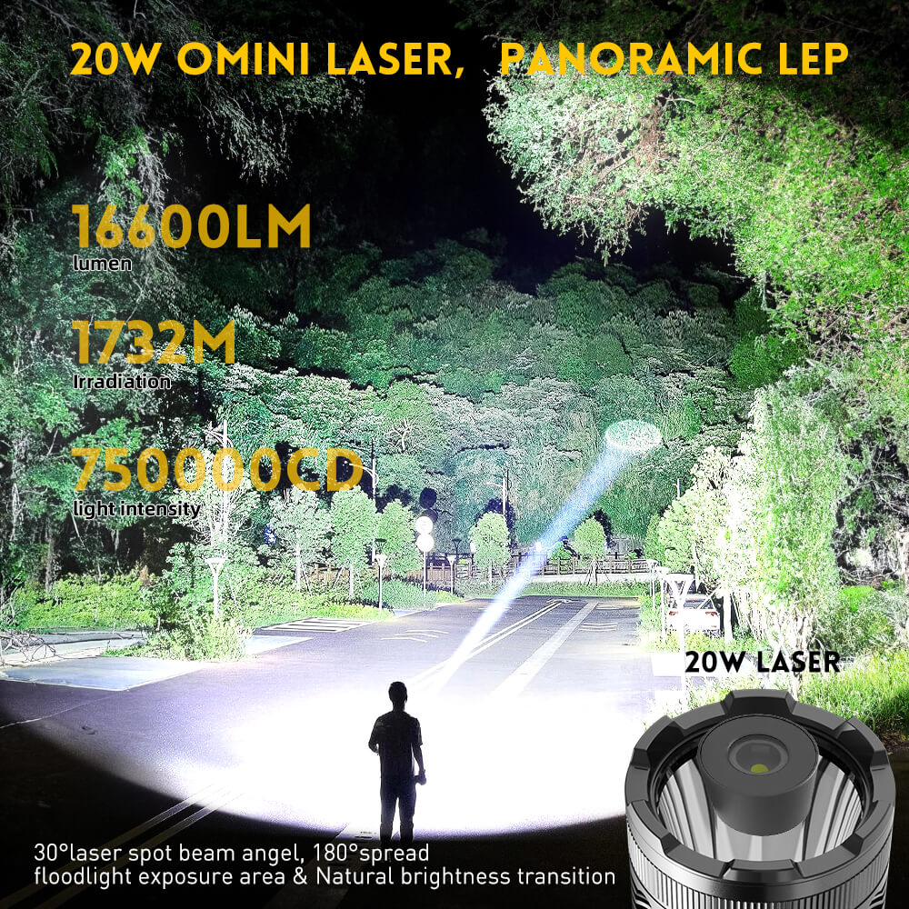 Panorâmica Laser Branco Lep Flash Light 20W JG-SDT-2221X