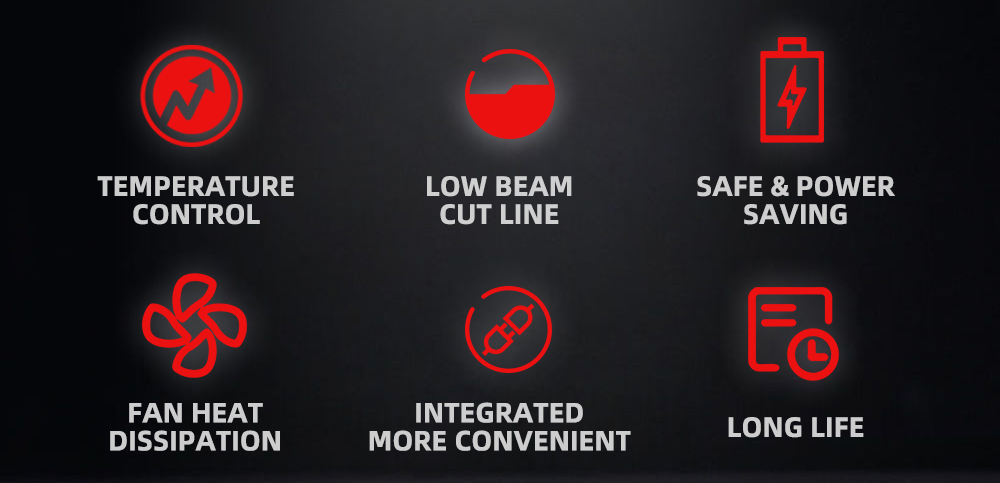 Recursos de farol de LED A7W