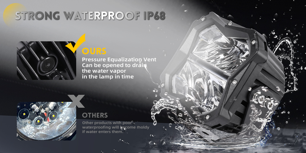 Dirigindo luz para fora da estrada