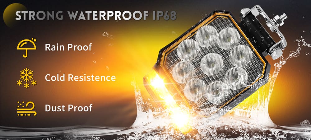 Luzes de trabalho LED para caminh&otilde;es