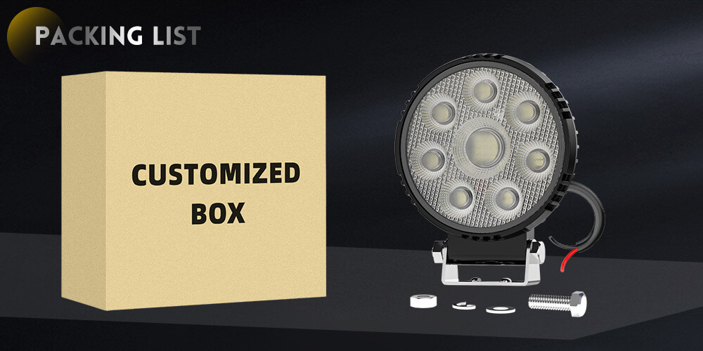 Luz de trabalho do trator