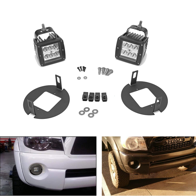 Suporte de montagem de luz de nevoeiro Toyota para Tacoma e Tundra JG-FT-002