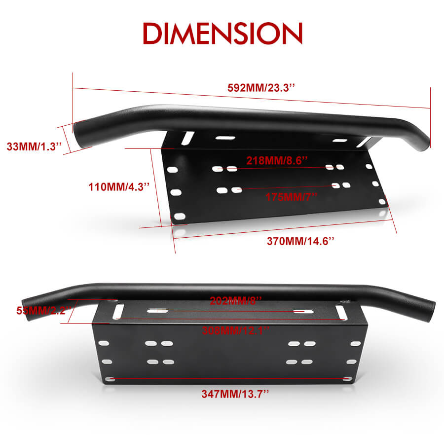 Luzes de condu&ccedil;&atilde;o da placa de carro Tamanho JG-PZ01 Tamanho