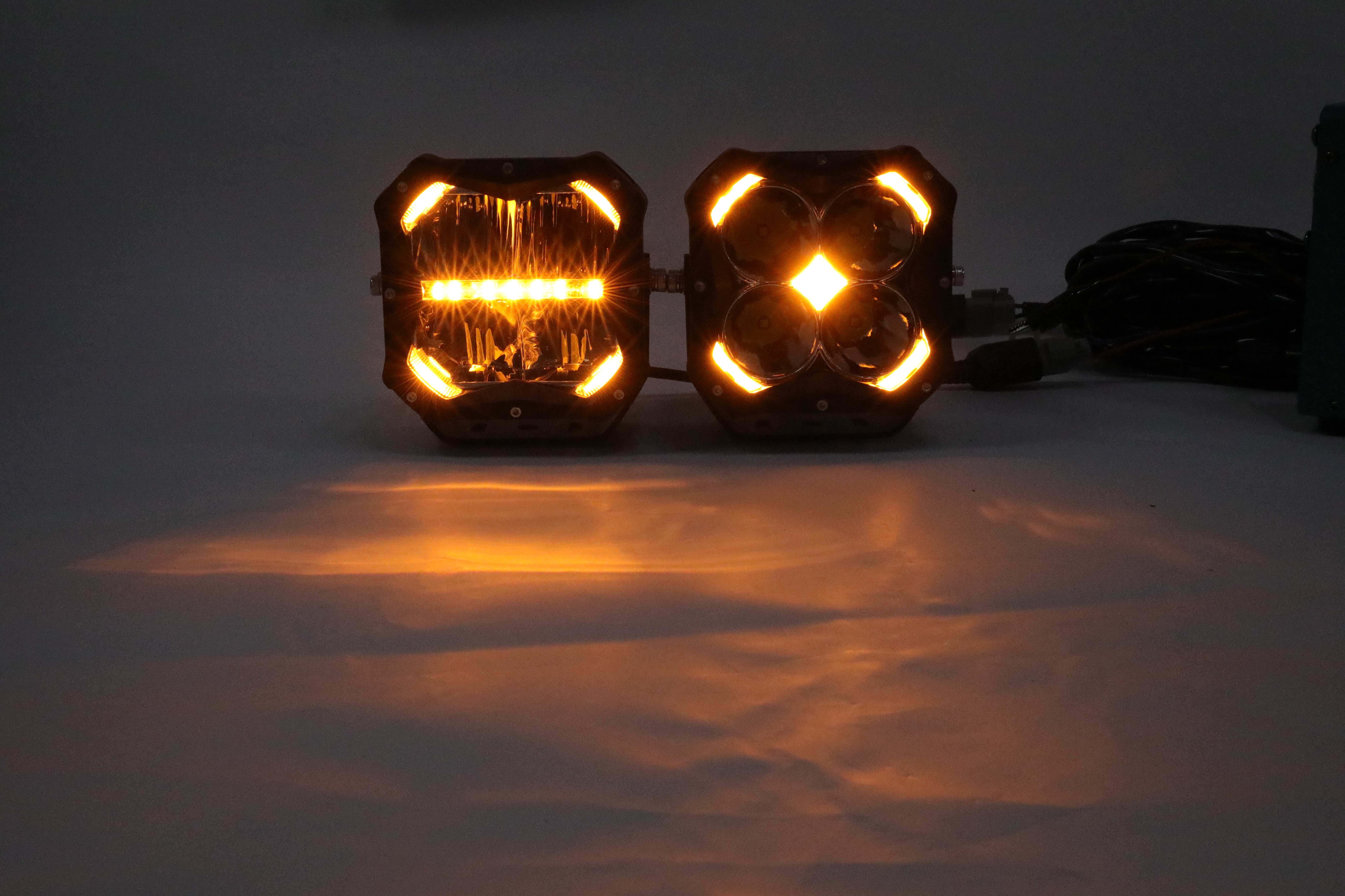 Ilumine seu caminho: Amber Backlight Series-iluminando o caminho em aventuras off-road