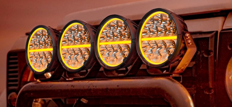 Luzes de condu&ccedil;&atilde;o fora da estrada