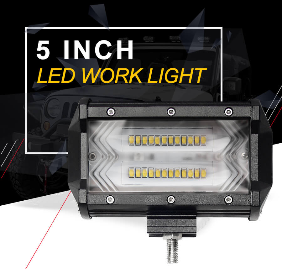 5 polegadas fora da estrada BAR POD POD FACTORY JG-9628Z Detalhes