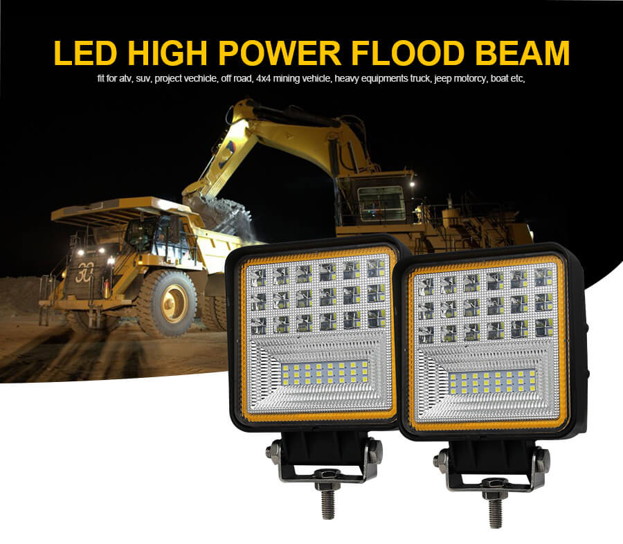 Luzes de trabalho de 4 polegadas de caminh&atilde;o LED