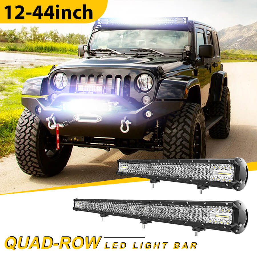 Quad Linhas Bottom Bracket LED Bar Luz JG-9643T Detalhes