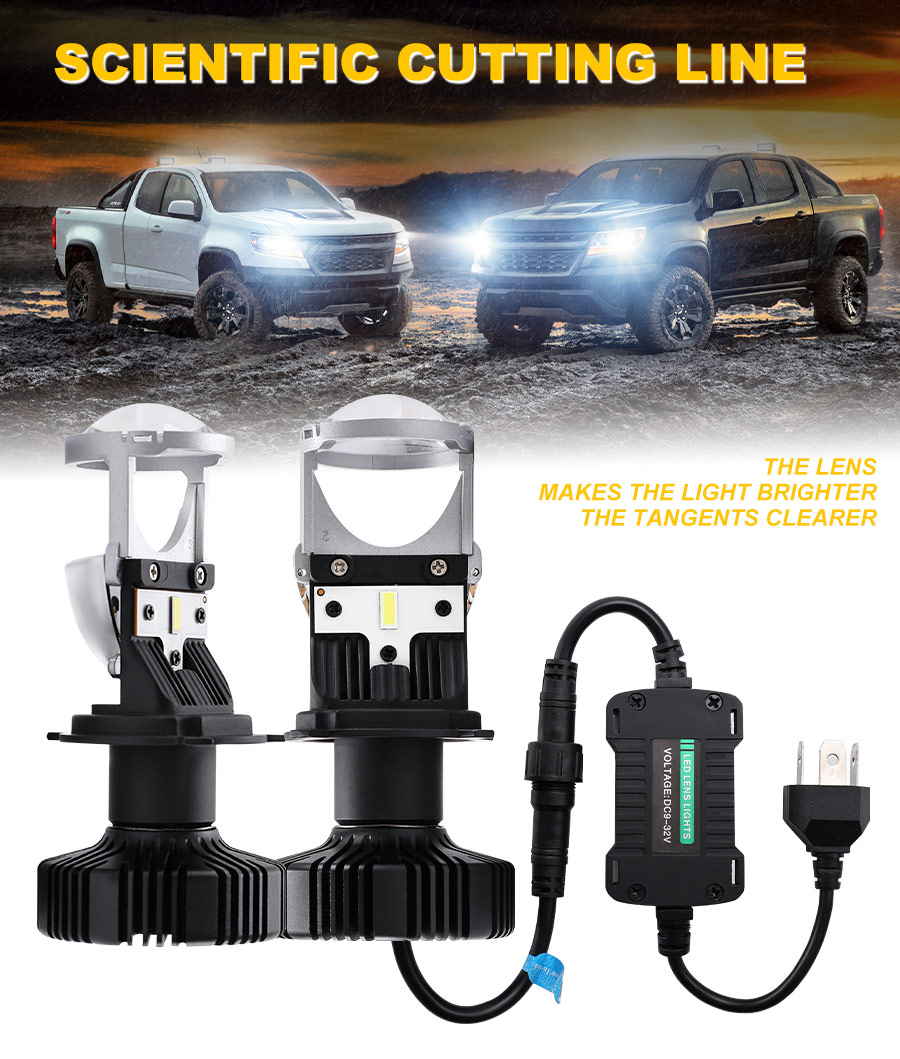 LED Mini Projector H4 Bulb Supply JG-Y1 Detalhes