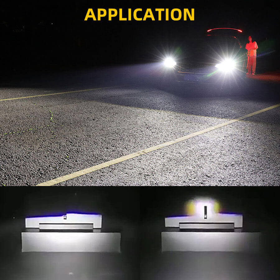 L&acirc;mpada de projetor H4 sem fio para motocicleta JG-M01J Aplicativo