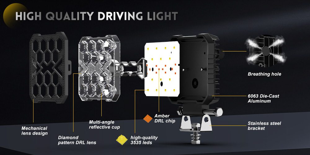 caminh&atilde;o leve de trabalho LED