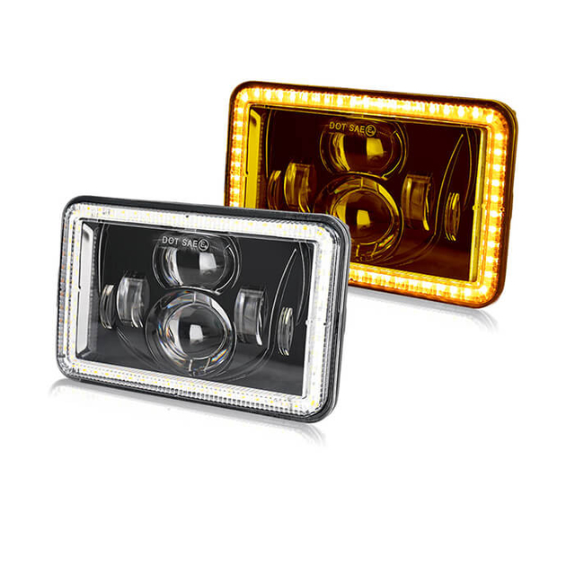 Farol de caminhão de corrida de halogênio projetor 4x6 JG-T001ZQ