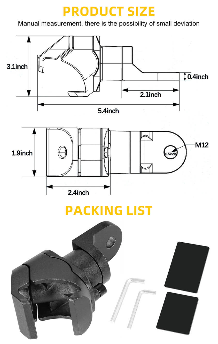 A luz de chicote monta no atacado para o tamanho do caminh&atilde;o ATV UTV YX-WH-B
