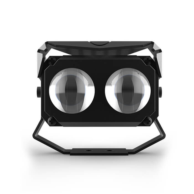 Volt de trabalho amplo Luz de trabalho LED externo de cor dupla com duas lentes JG-993C