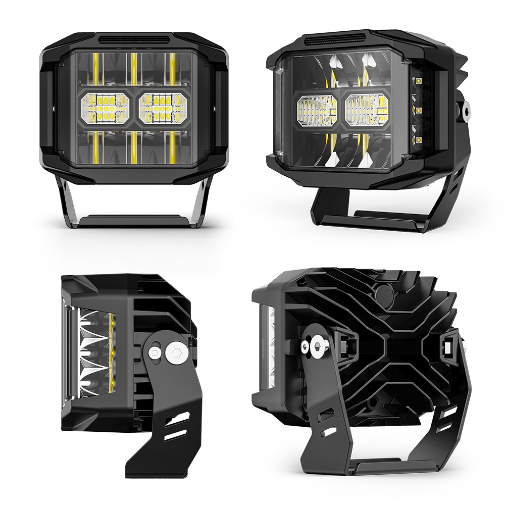 5 polegadas de 122w Luzes de acionamento lateral com feixe de combinação