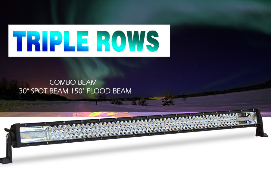 Fornecedor de barra de luz LED de linha tripla JG-9631 Detalhes