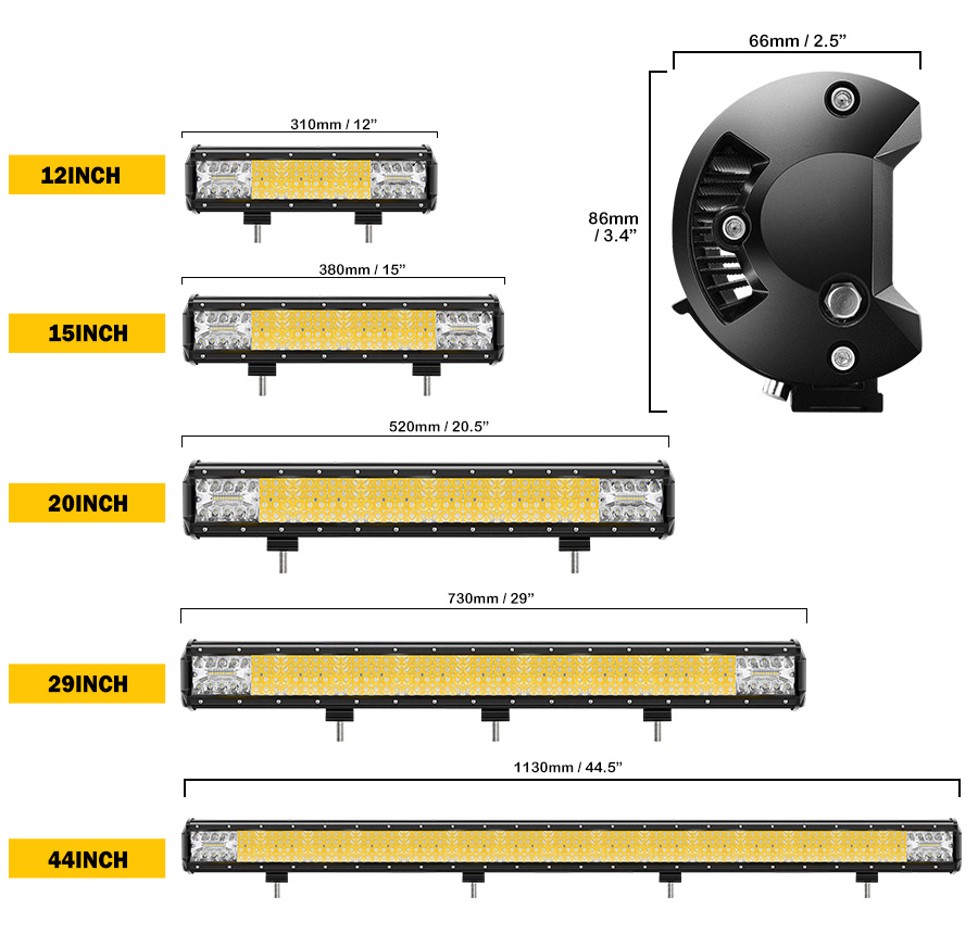 Barra de luz Barra de luz LED Barra de luz JG-9643T