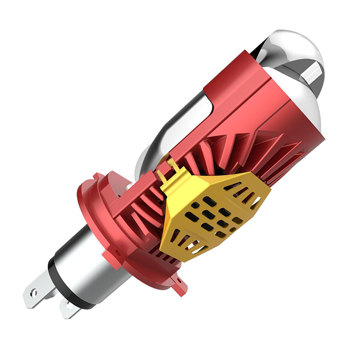 Lâmpada de projetor H4 sem fio para motocicleta JG-M01J