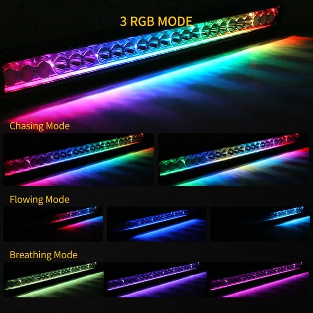 Barra de luz ChasingLED RGB de 32 polegadas para caminhões-96312R
