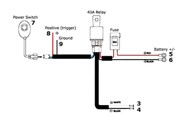 Como Instalar A Barra De Luz Led, Led Light Bar Wiring Diagram With Switch
