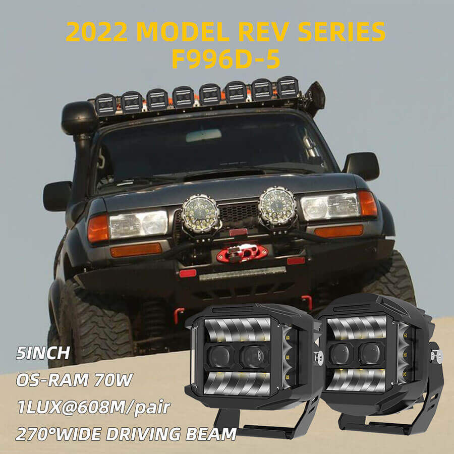 Sidewinder Combo Beam LED LED PODS com descre&ccedil;&atilde;o do Projector JG-F996D-5-5