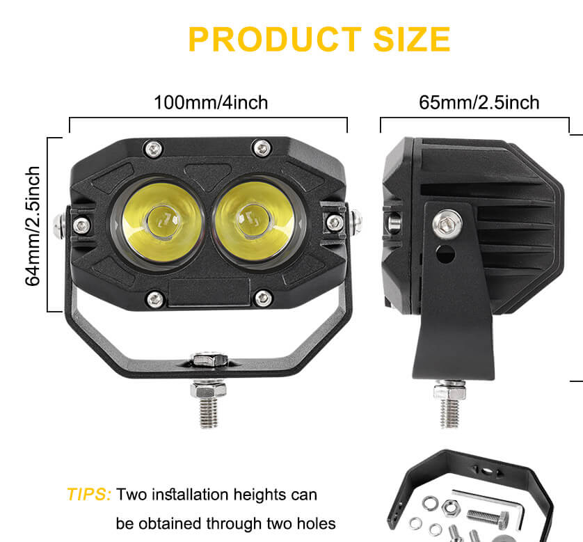Luzes de condu&ccedil;&atilde;o fora da estrada, tamanho de atacado JG-915Z