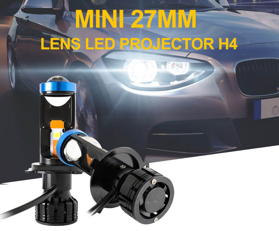 H4 mini led projetor l&acirc;mpada de farol com ventilador jg-y10 Descri&ccedil;&atilde;o do produto