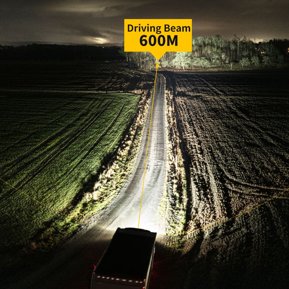 10 polegadas 100W BEAM COMBOL LED LUZ COM AMBER DRL-958-20-20-Z