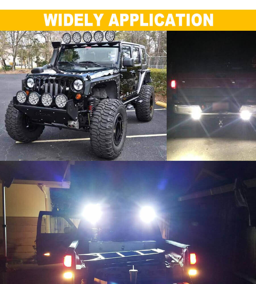 Luzes de acionamento LED de super pot&ecirc;ncia de 7 polegadas JG-D070 APLICA&Ccedil;&Atilde;O