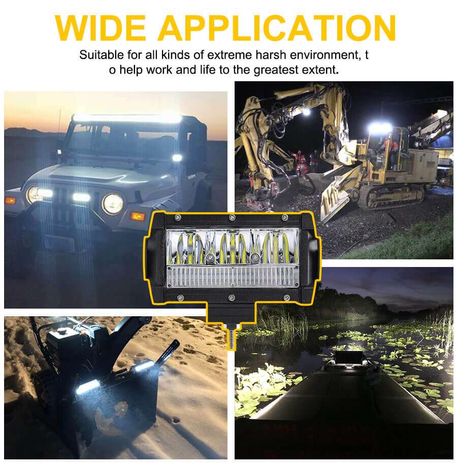 EAGLE SERIENT &reg; 5 polegadas LED LEIT BAR JG-9628L APLICA&Ccedil;&Atilde;O (1)