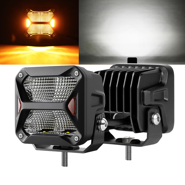 Lâmpada de trabalho LED de 3 polegadas 35W feixe de inundação ECE R10 aprovado-Y995-3IN-F
