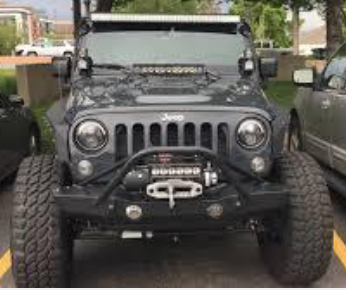 Barra de luz LED para SUV preto