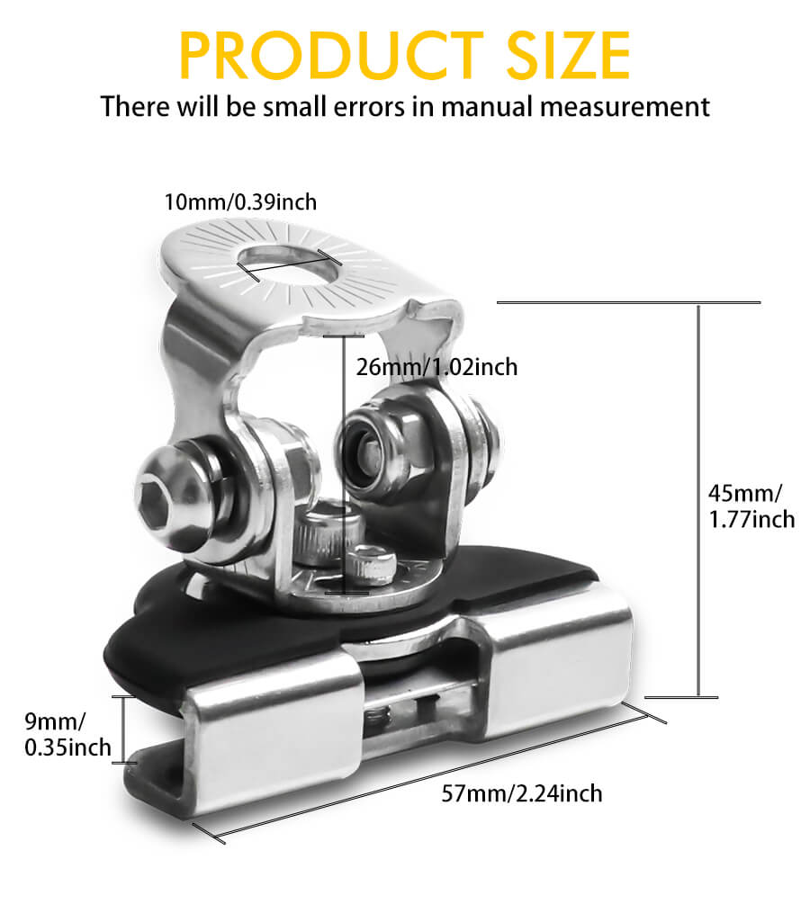 Suportes de montagem de suporte de bra&ccedil;adeira ajust&aacute;vel Tamanho JG-YQ02