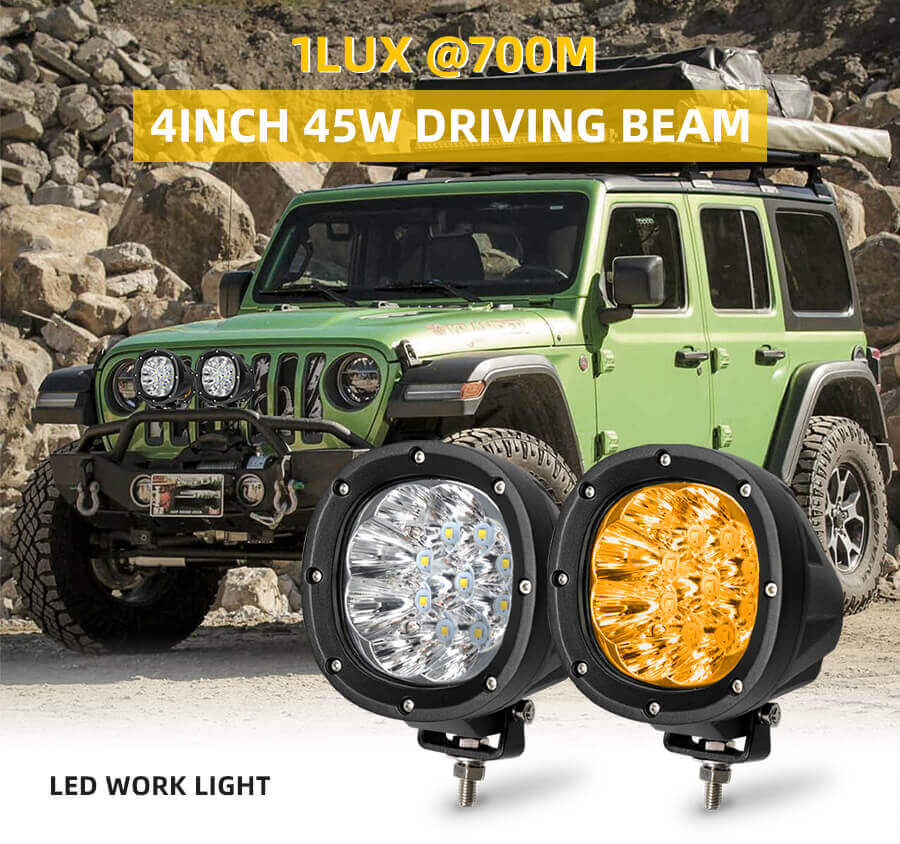 Detalhes do fabricante de luzes de luzes LED de 4 polegadas de 4 polegadas JG-1000P