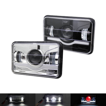 Fornecedor de faróis LED quadrados 4x6 JG-T001N