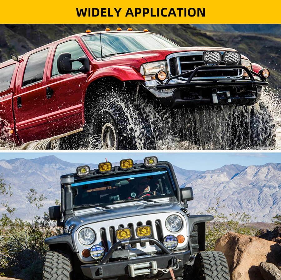 Luzes de condu&ccedil;&atilde;o LED ret&acirc;ngulo 5x7 com aplica&ccedil;&atilde;o DRL JG-947