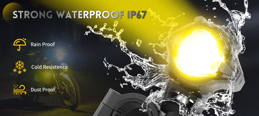 3 luzes fora da estrada