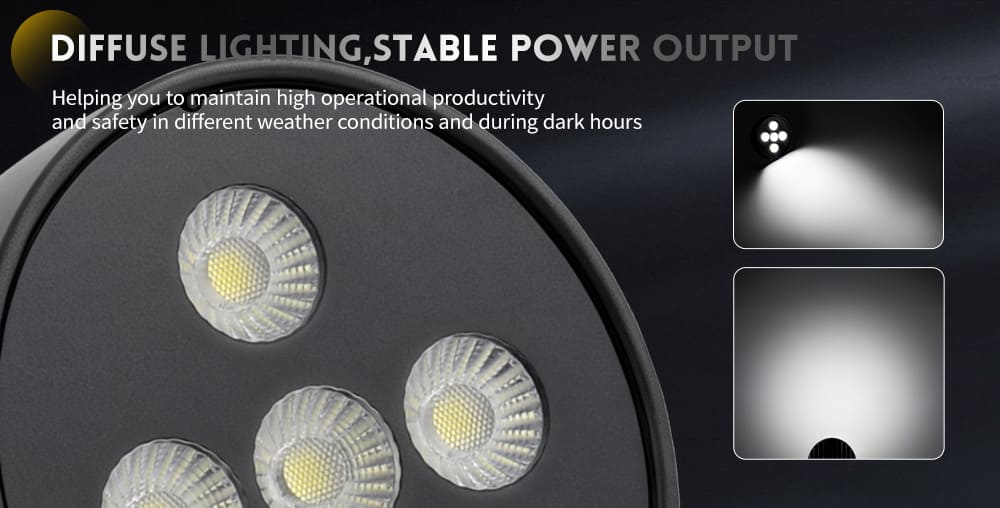 Ilumina&ccedil;&atilde;o de caminh&otilde;es de constru&ccedil;&atilde;o