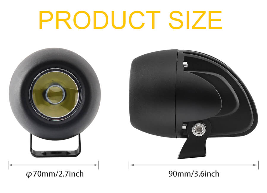 Luzes pequenas da n&eacute;voa da motocicleta de 2,7 polegadas JG-992Z