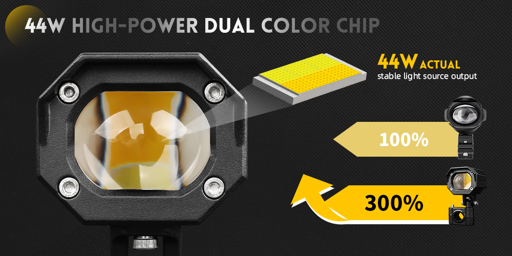 Luzes de aviso de LED para motocicletas