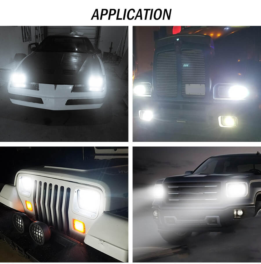Eagle Series &reg; 5x7 DRL Jeep LED Farol LED T004C