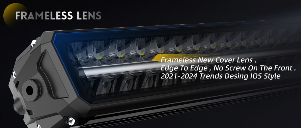 barra de luz LED de linha dupla