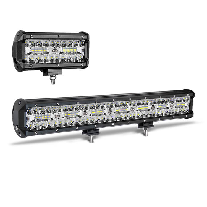 Montagem da linha inferior da linha tripla Barra de luz LED JG-9632T